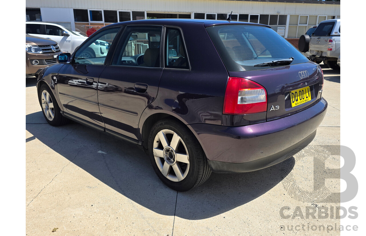 1/2001 Audi A3 1.8 5d Hatchback Gold 1.8L
