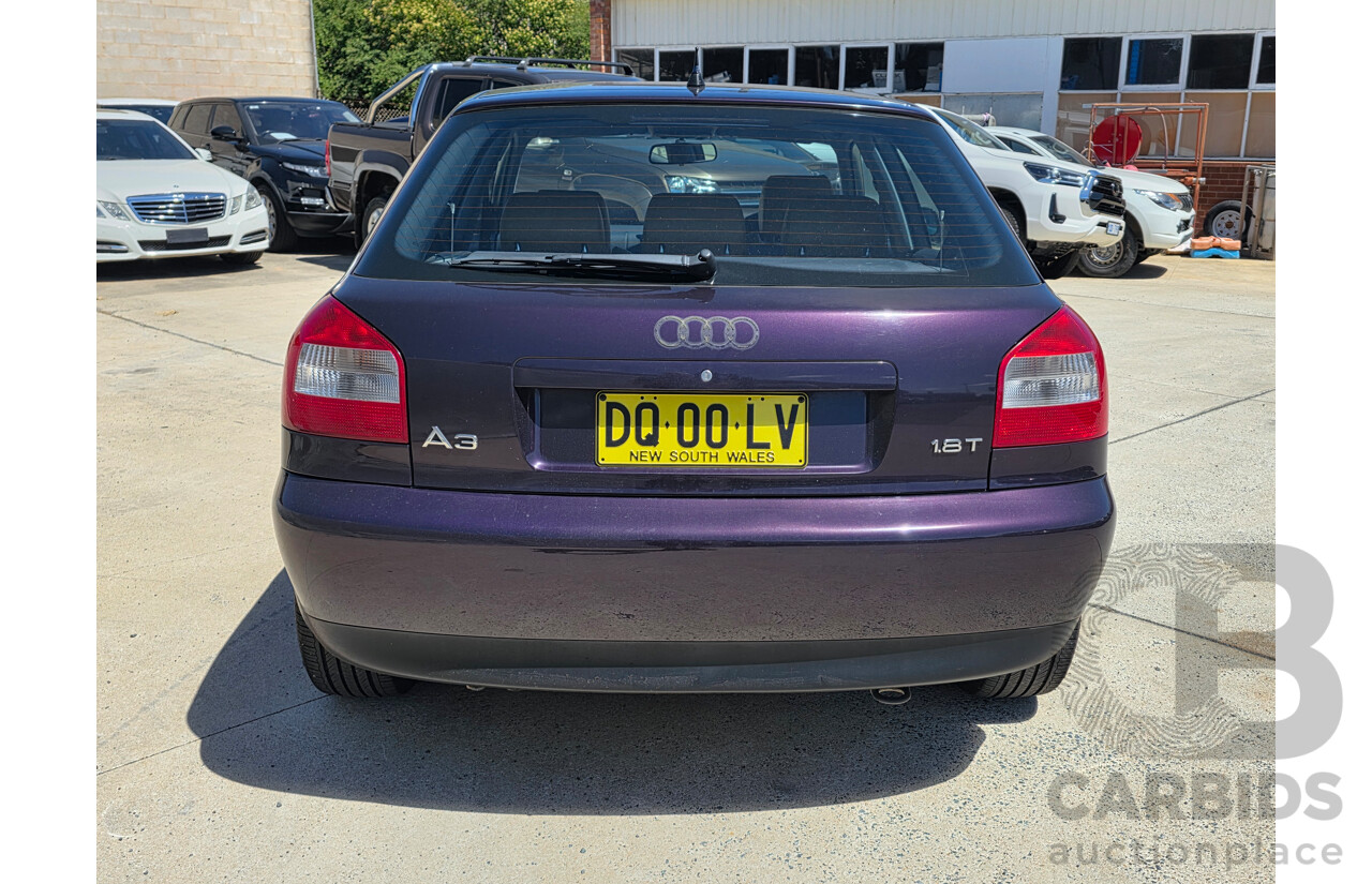 1/2001 Audi A3 1.8 5d Hatchback Gold 1.8L