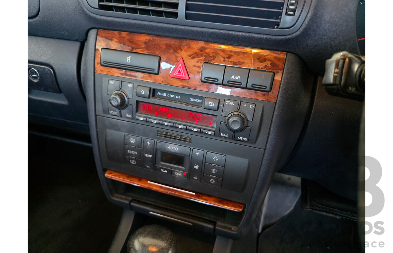 1/2001 Audi A3 1.8  5d Hatchback Gold 1.8L