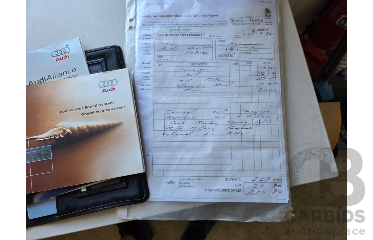 1/2001 Audi A3 1.8  5d Hatchback Gold 1.8L