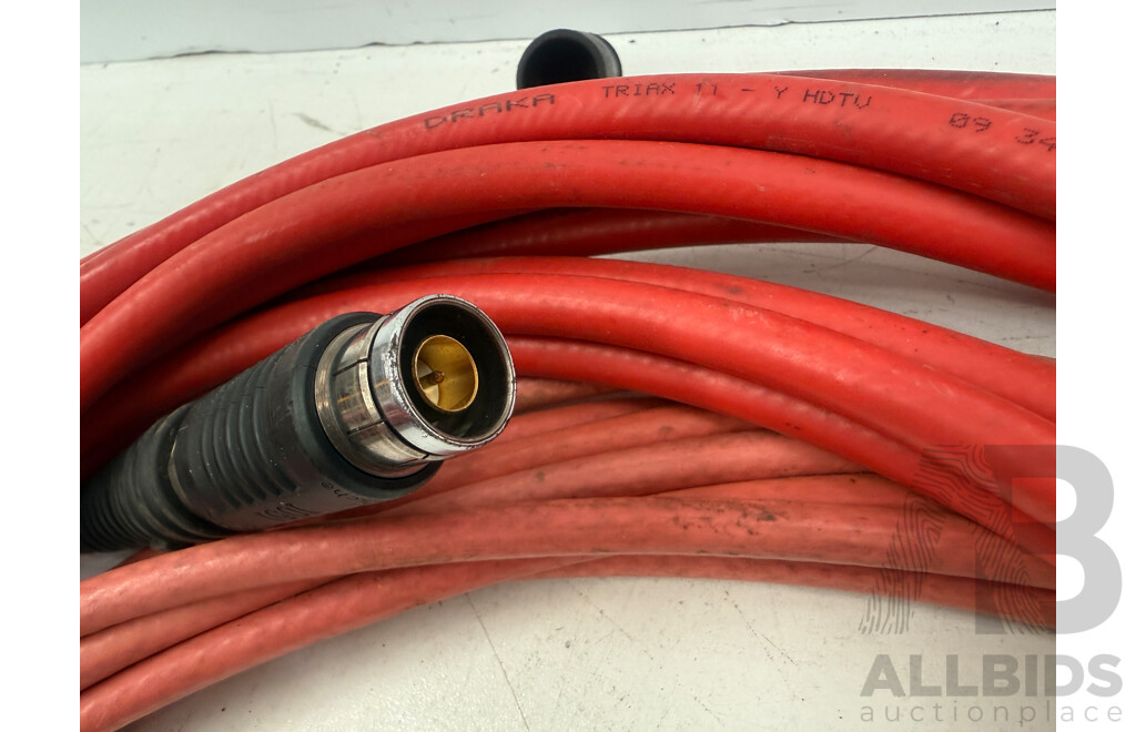 Triax Cable/ends 1x 8mm X 9m X 1 11mm 10m