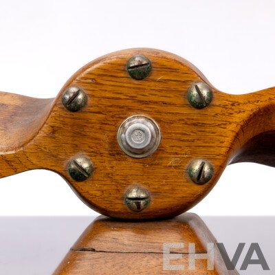 Vintage Timber Propeller From Paper Weight