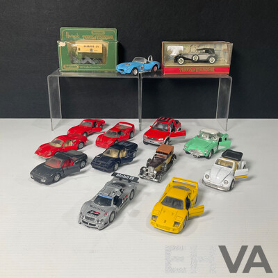Collection of Matchbox, Welly, Maisto, Kinsmart and More Model Cars 1:36 Scale