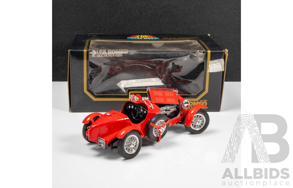 Bburago 1931 Alfa Romeo 8C 2300 - Lot 1659756 | ALLBIDS