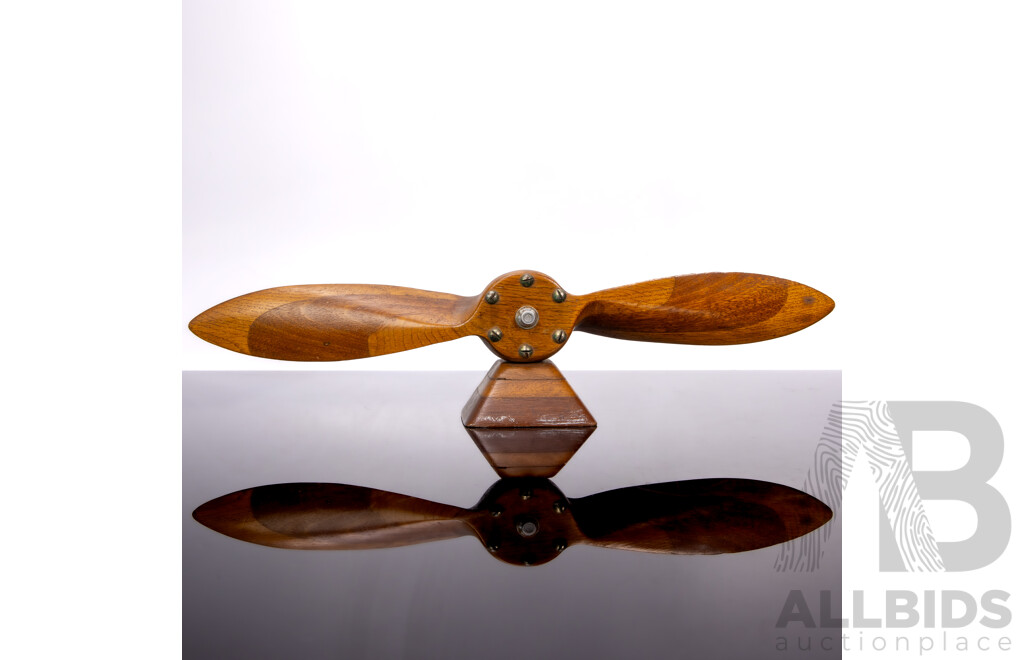 Vintage Timber Propeller From Paper Weight
