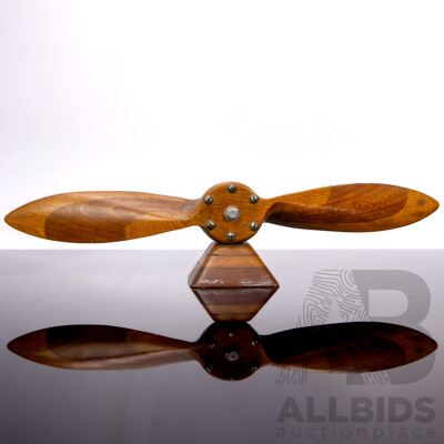 Vintage Timber Propeller From Paper Weight