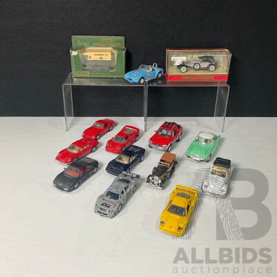 Collection of Matchbox, Welly, Maisto, Kinsmart and More Model Cars 1:36 Scale
