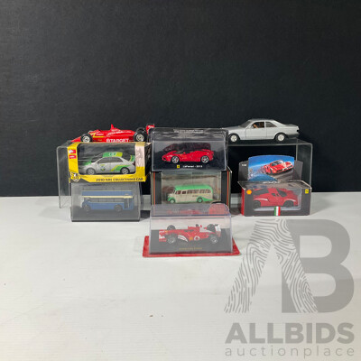 Collection of Various Model Cars