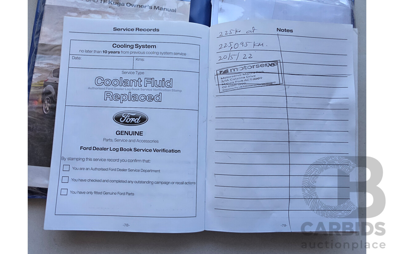 7/2013 Ford Kuga Trend (AWD) TF 4d Wagon White 2.0L