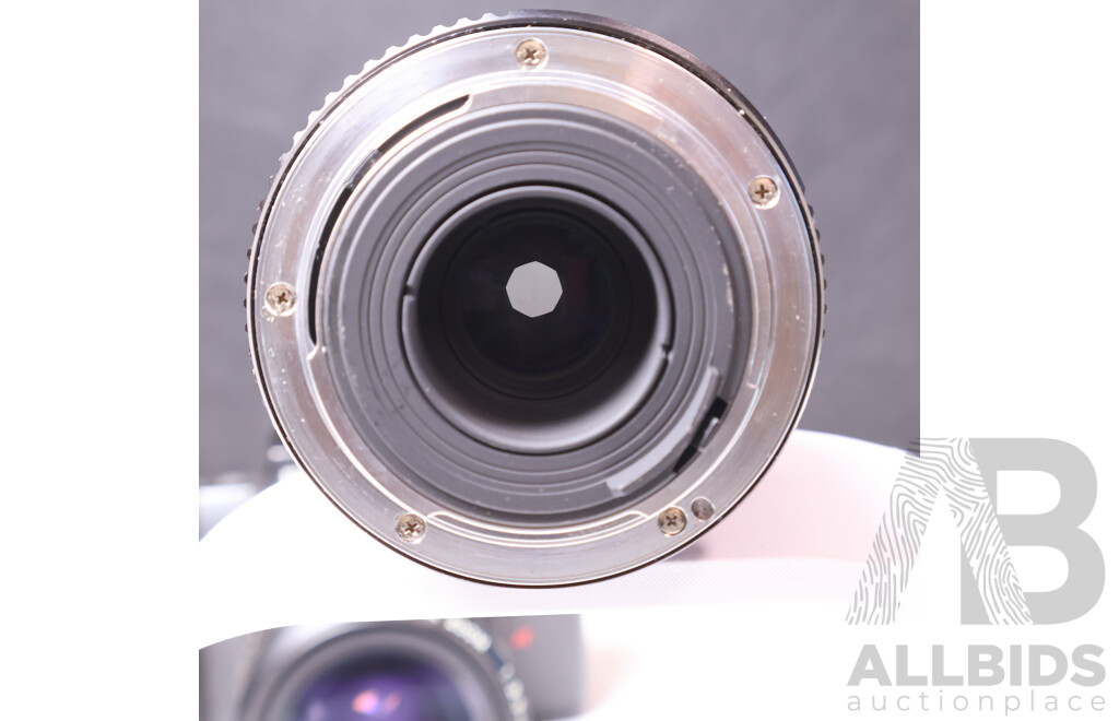 Pentax SF7 SLR Camera with Two Pentax Lenses