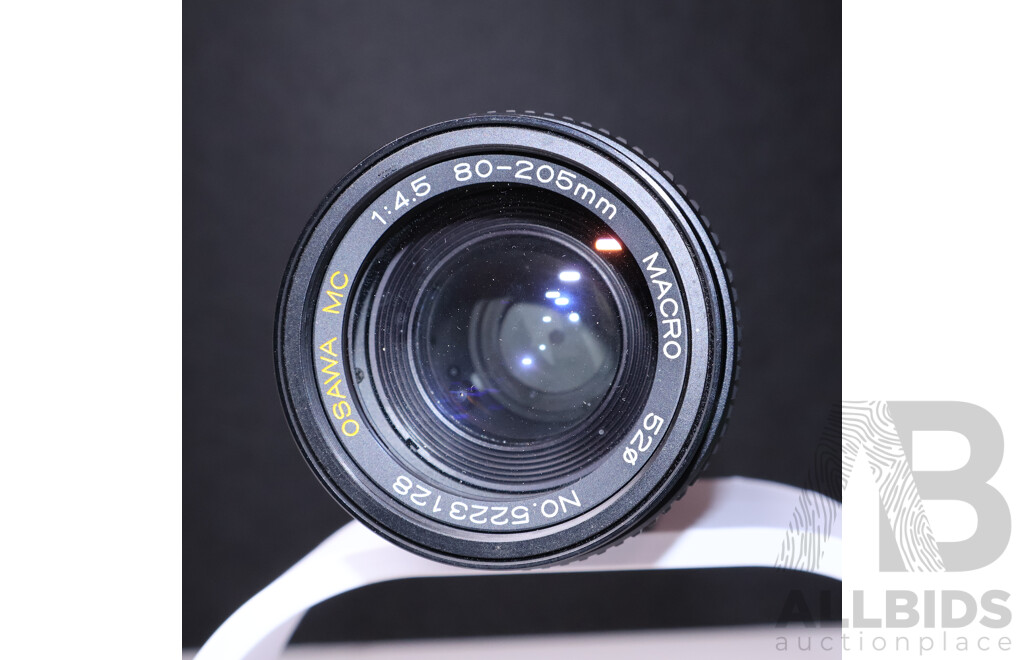 Group of Manual Focus Telephoto and Zoom Lenses