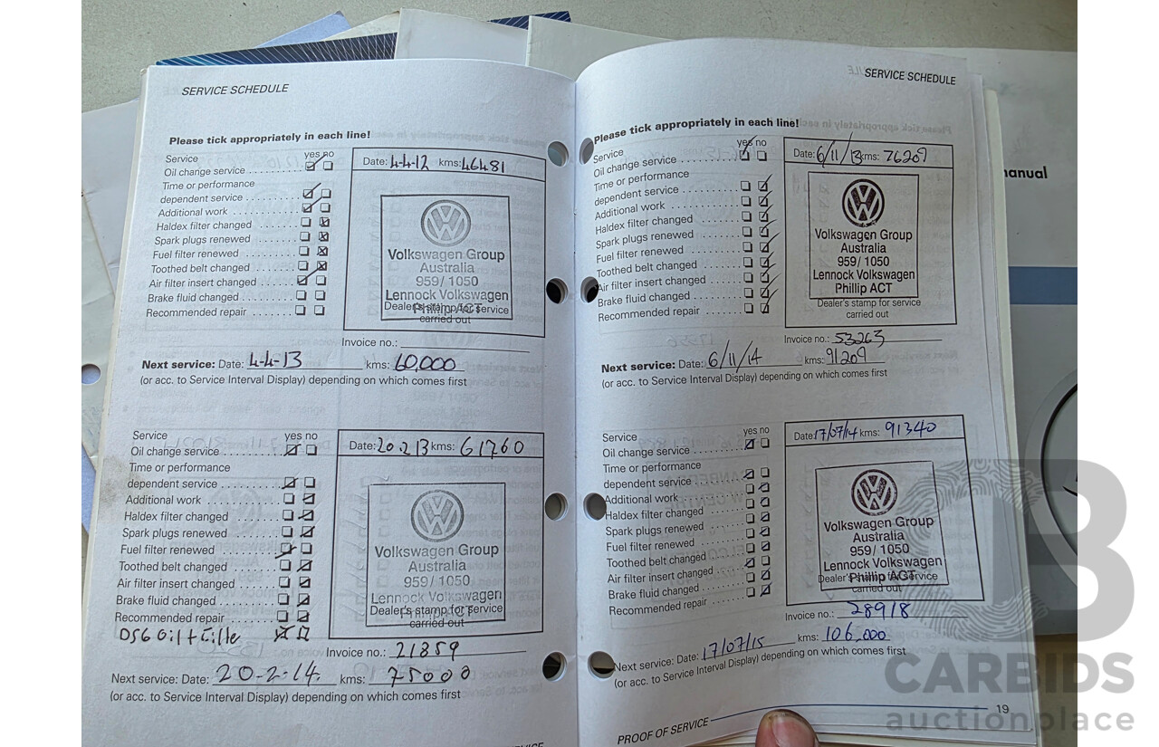 2/2010 Volkswagen Jetta 103 TDI 1KM MY09 4d Sedan White Turbo Diesel  2.0L