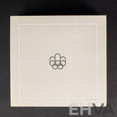 Canada 1976 Four Silver Proof Coin Set, Montreal Olympic Games .925