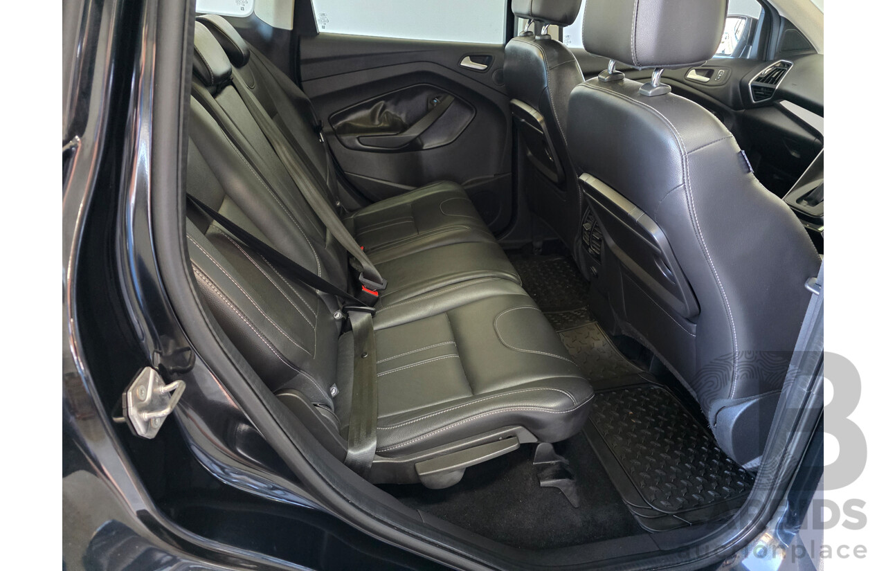 5/2014 Ford Kuga Titanium (AWD) TF 4d Wagon Black Metallic Turbo 1.6L