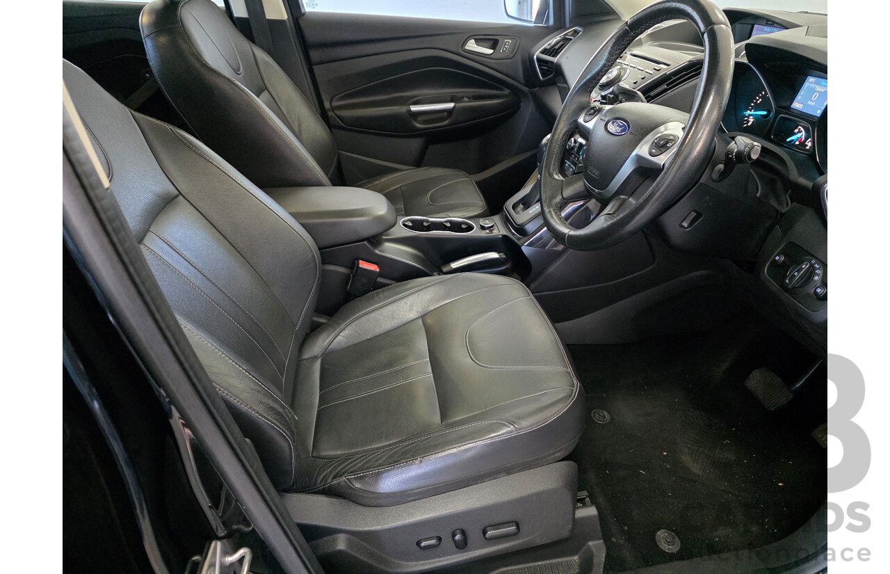 5/2014 Ford Kuga Titanium (AWD) TF 4d Wagon Black Metallic Turbo 1.6L