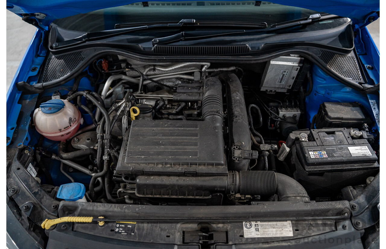 06/2016 Volkswagen Polo 81 TSI Comfortline (FWD) 6R MY16 5d Hatchback Cornflower Blue Turbo 1.2L