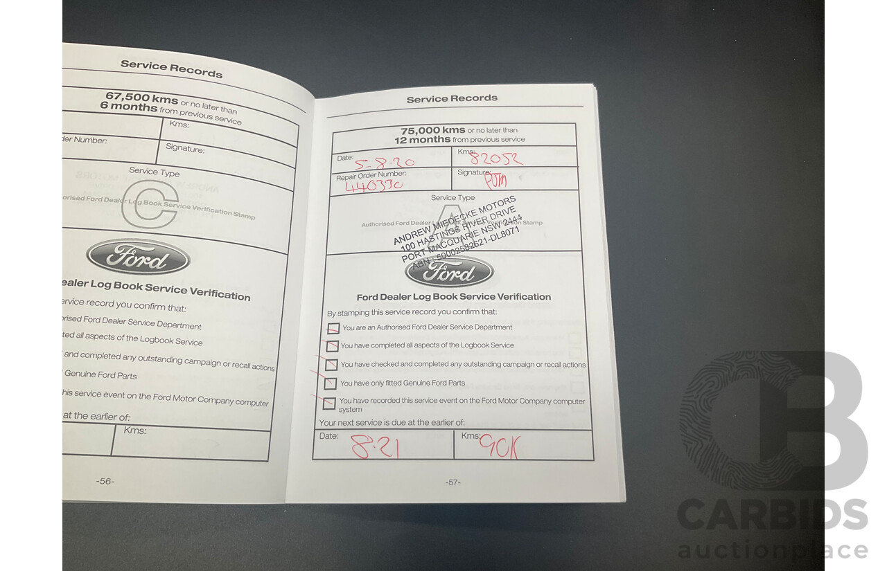 03/2016 Ford Everest Trend (AWD) UA 4d Wagon Cool White Turbo Diesel 3.2L