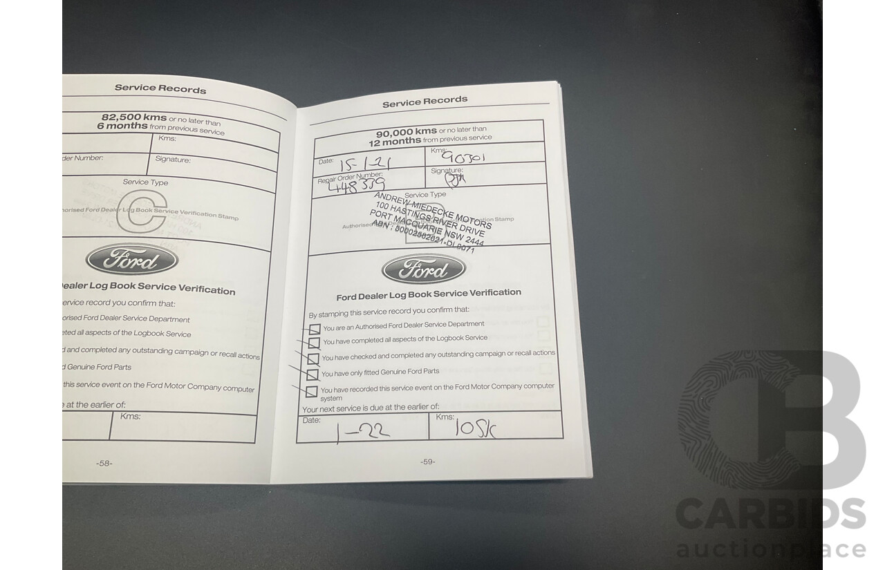 03/2016 Ford Everest Trend (AWD) UA 4d Wagon Cool White Turbo Diesel 3.2L