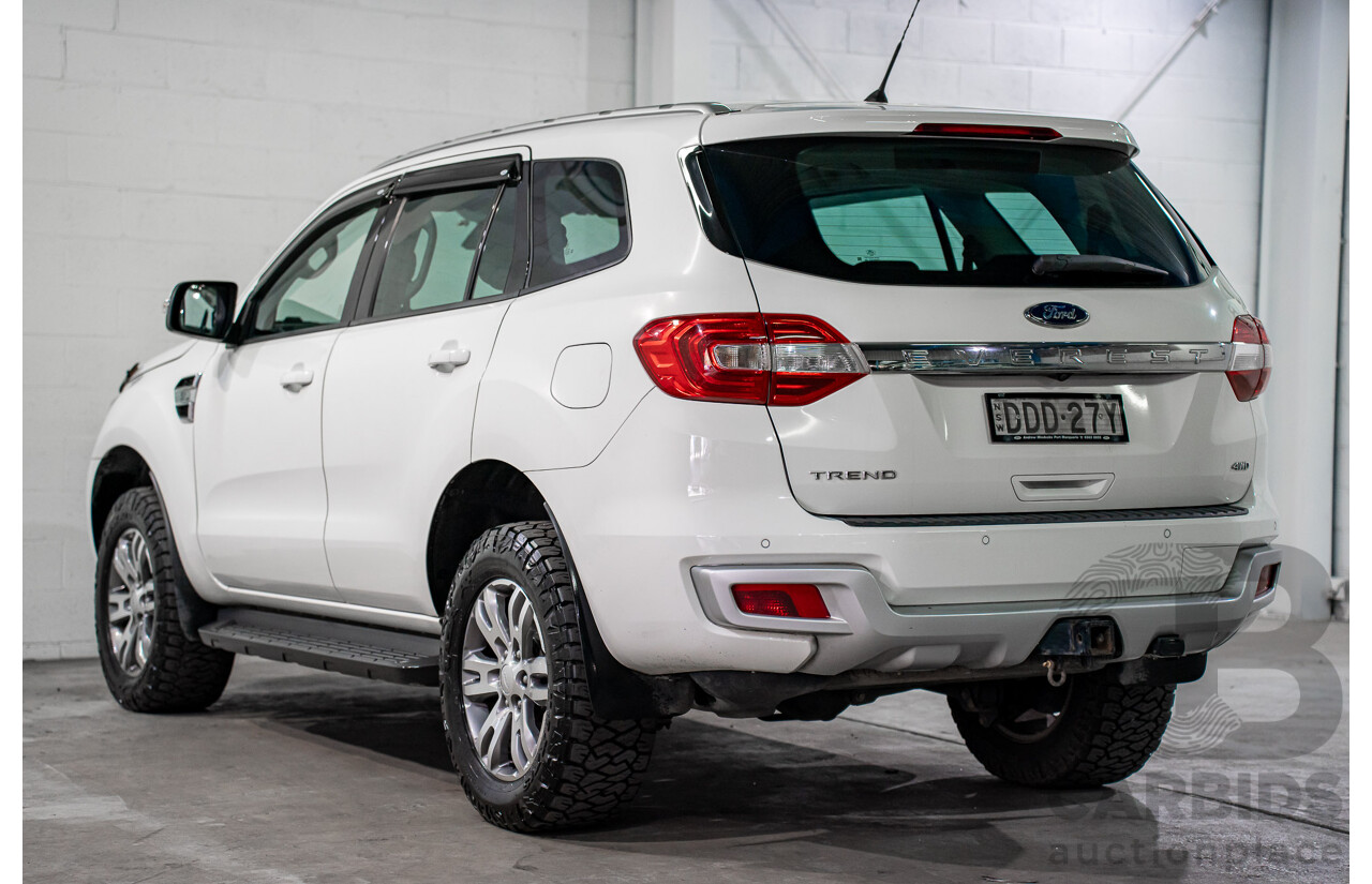 03/2016 Ford Everest Trend (AWD) UA 4d Wagon Cool White Turbo Diesel 3.2L