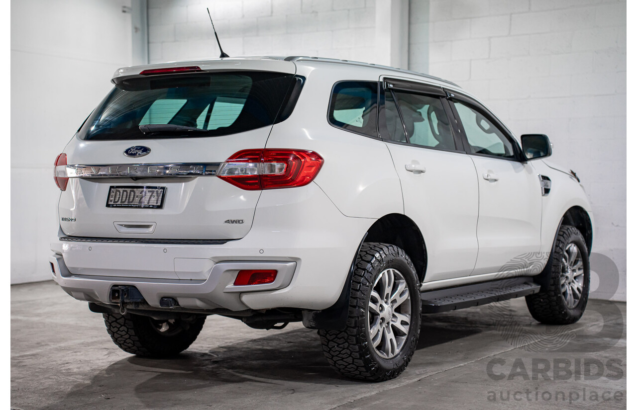 03/2016 Ford Everest Trend (AWD) UA 4d Wagon Cool White Turbo Diesel 3.2L