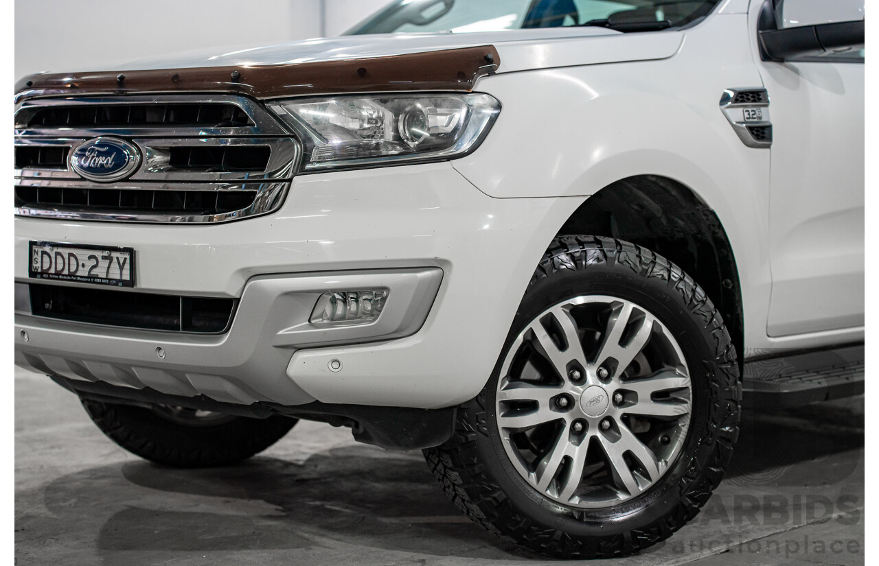03/2016 Ford Everest Trend (AWD) UA 4d Wagon Cool White Turbo Diesel 3.2L