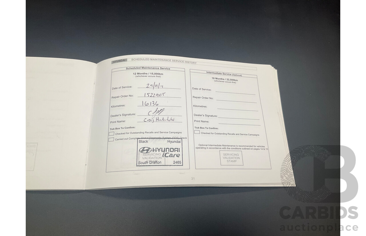 6/2011 Hyundai iLoad Crew (RWD) TQ MY11 4d Van Creamy White Turbo Diesel 2.5L