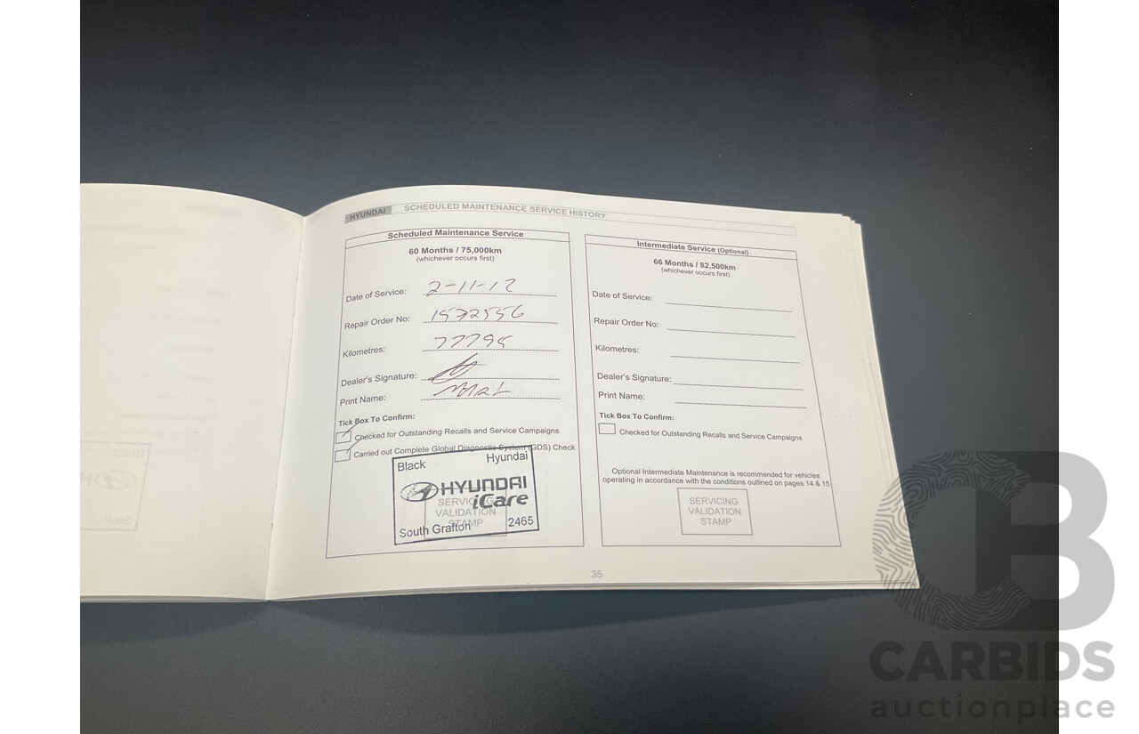 6/2011 Hyundai iLoad Crew (RWD) TQ MY11 4d Van Creamy White Turbo Diesel 2.5L