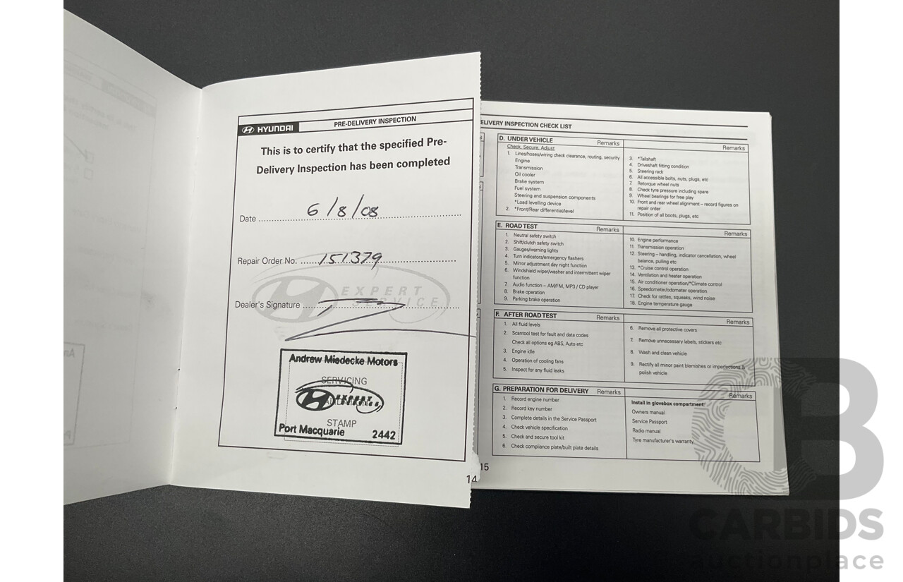 7/2008 Hyundai Tucson City SX MY07 4d Wagon Charming Grey Metallic 2.0L