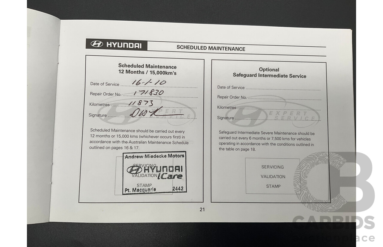 7/2008 Hyundai Tucson City SX MY07 4d Wagon Charming Grey Metallic 2.0L