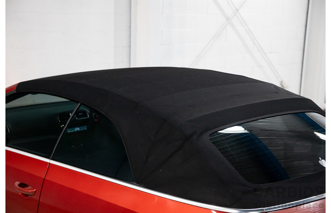 1/2013 Volkswagen Golf 118 TSI 1C MY13 2d Cabriolet Sunset Red Metallic Twincharged 1.4L