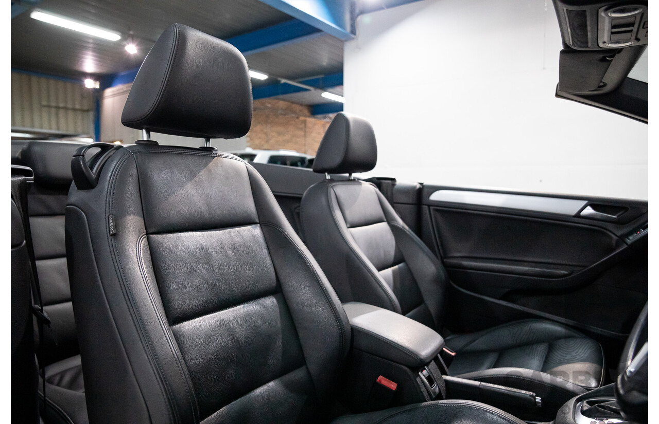 1/2013 Volkswagen Golf 118 TSI 1C MY13 2d Cabriolet Sunset Red Metallic Twincharged 1.4L