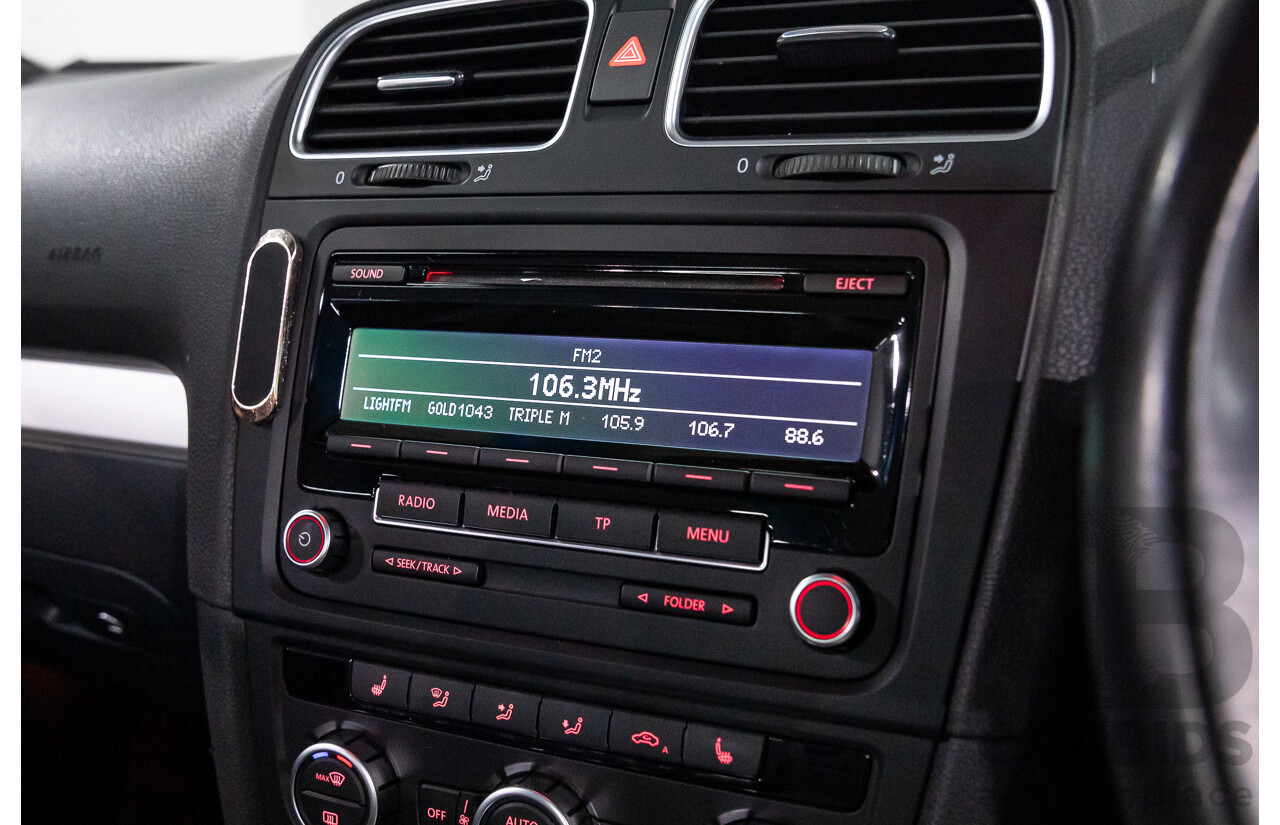 1/2013 Volkswagen Golf 118 TSI 1C MY13 2d Cabriolet Sunset Red Metallic Twincharged 1.4L