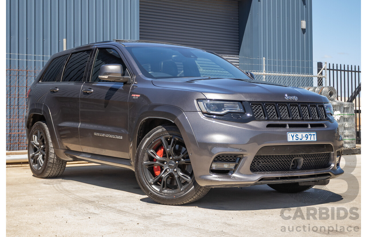 2/2017 Jeep Grand Cherokee SRT (4x4) WK MY17 4D Wagon Mineral Grey Metallic V8 6.4L