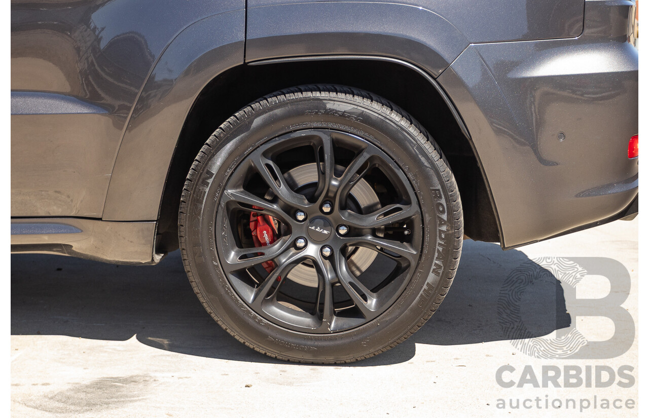 2/2017 Jeep Grand Cherokee SRT (4x4) WK MY17 4D Wagon Mineral Grey Metallic V8 6.4L