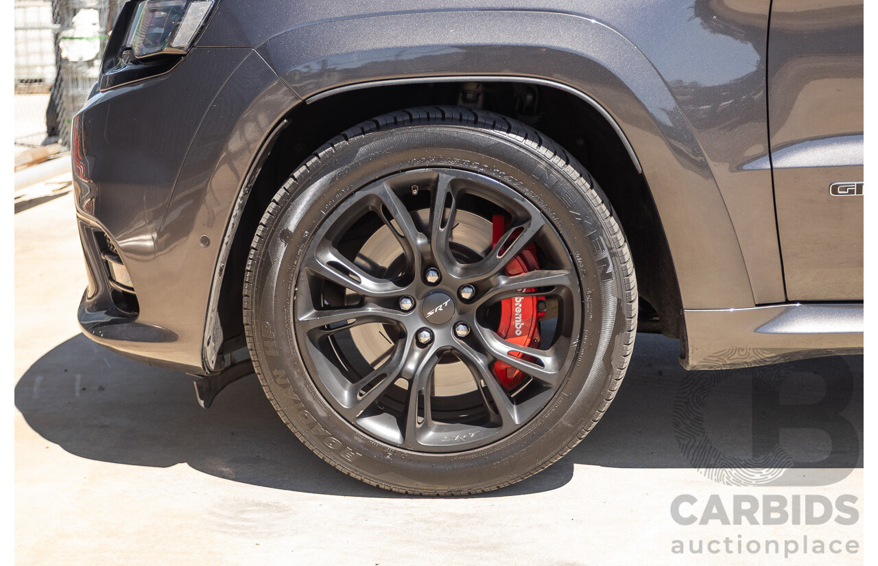 2/2017 Jeep Grand Cherokee SRT (4x4) WK MY17 4D Wagon Mineral Grey Metallic V8 6.4L