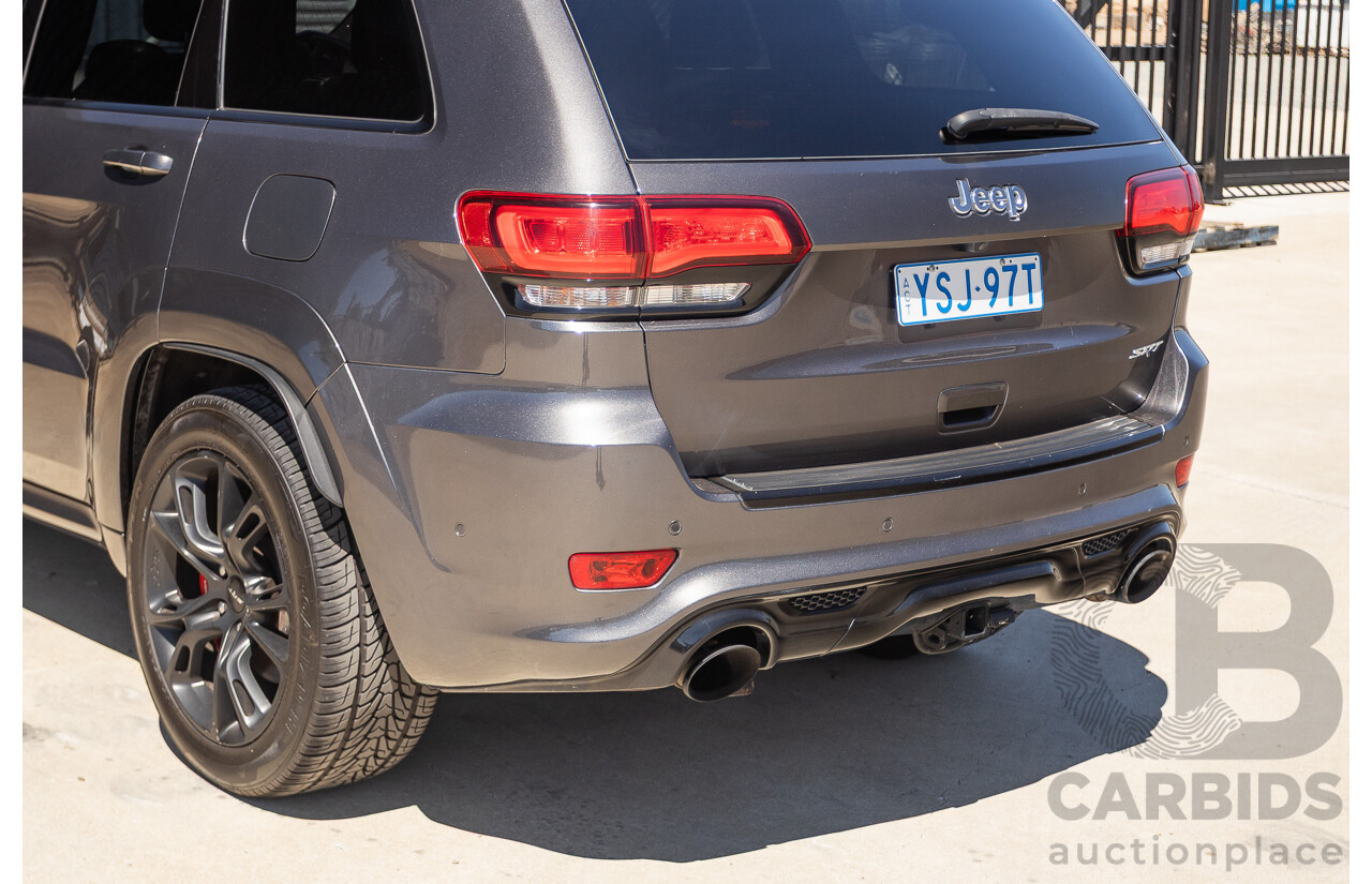 2/2017 Jeep Grand Cherokee SRT (4x4) WK MY17 4D Wagon Mineral Grey Metallic V8 6.4L