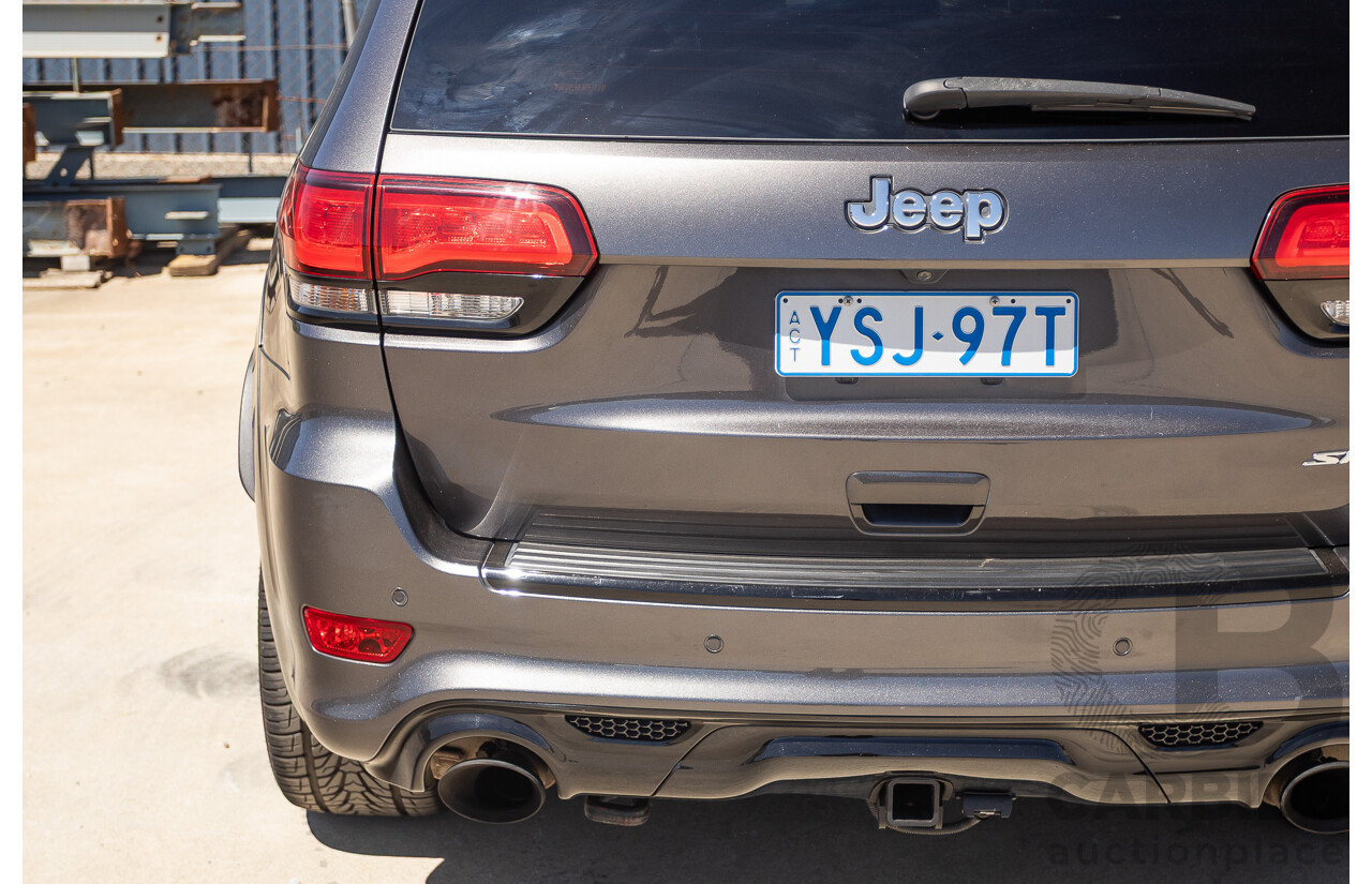 2/2017 Jeep Grand Cherokee SRT (4x4) WK MY17 4D Wagon Mineral Grey Metallic V8 6.4L