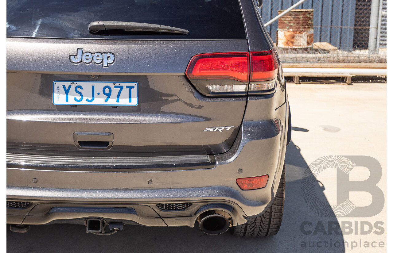 2/2017 Jeep Grand Cherokee SRT (4x4) WK MY17 4D Wagon Mineral Grey Metallic V8 6.4L