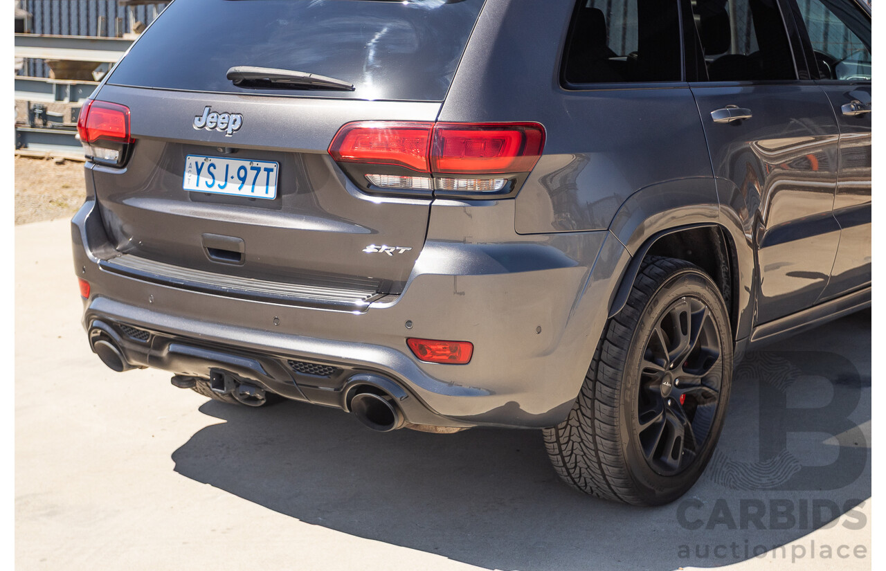 2/2017 Jeep Grand Cherokee SRT (4x4) WK MY17 4D Wagon Mineral Grey Metallic V8 6.4L