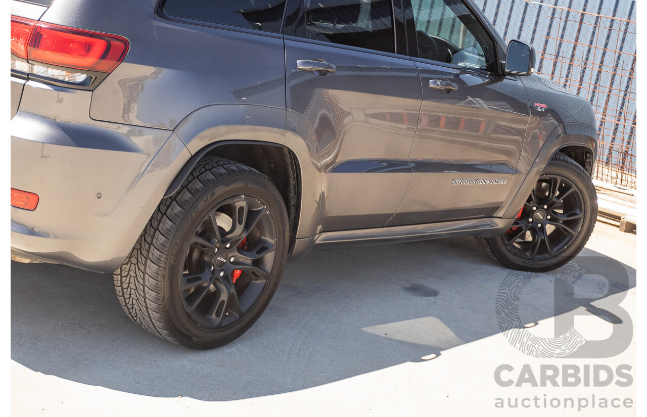 2/2017 Jeep Grand Cherokee SRT (4x4) WK MY17 4D Wagon Mineral Grey Metallic V8 6.4L