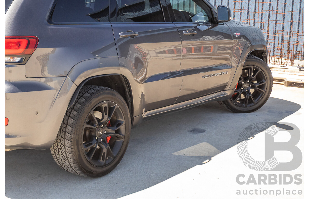 2/2017 Jeep Grand Cherokee SRT (4x4) WK MY17 4D Wagon Mineral Grey Metallic V8 6.4L