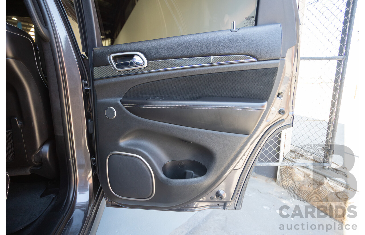 2/2017 Jeep Grand Cherokee SRT (4x4) WK MY17 4D Wagon Mineral Grey Metallic V8 6.4L