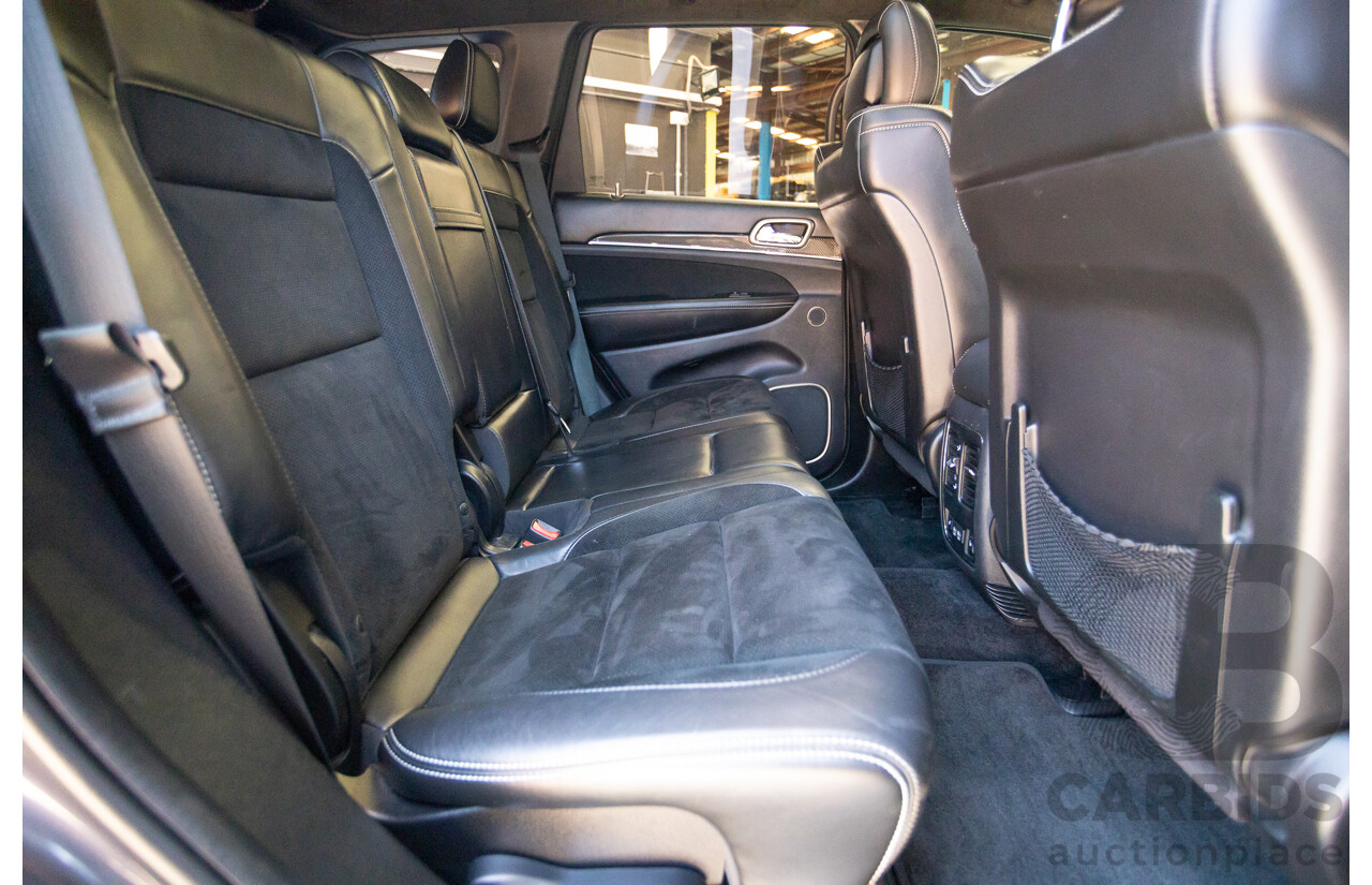 2/2017 Jeep Grand Cherokee SRT (4x4) WK MY17 4D Wagon Mineral Grey Metallic V8 6.4L