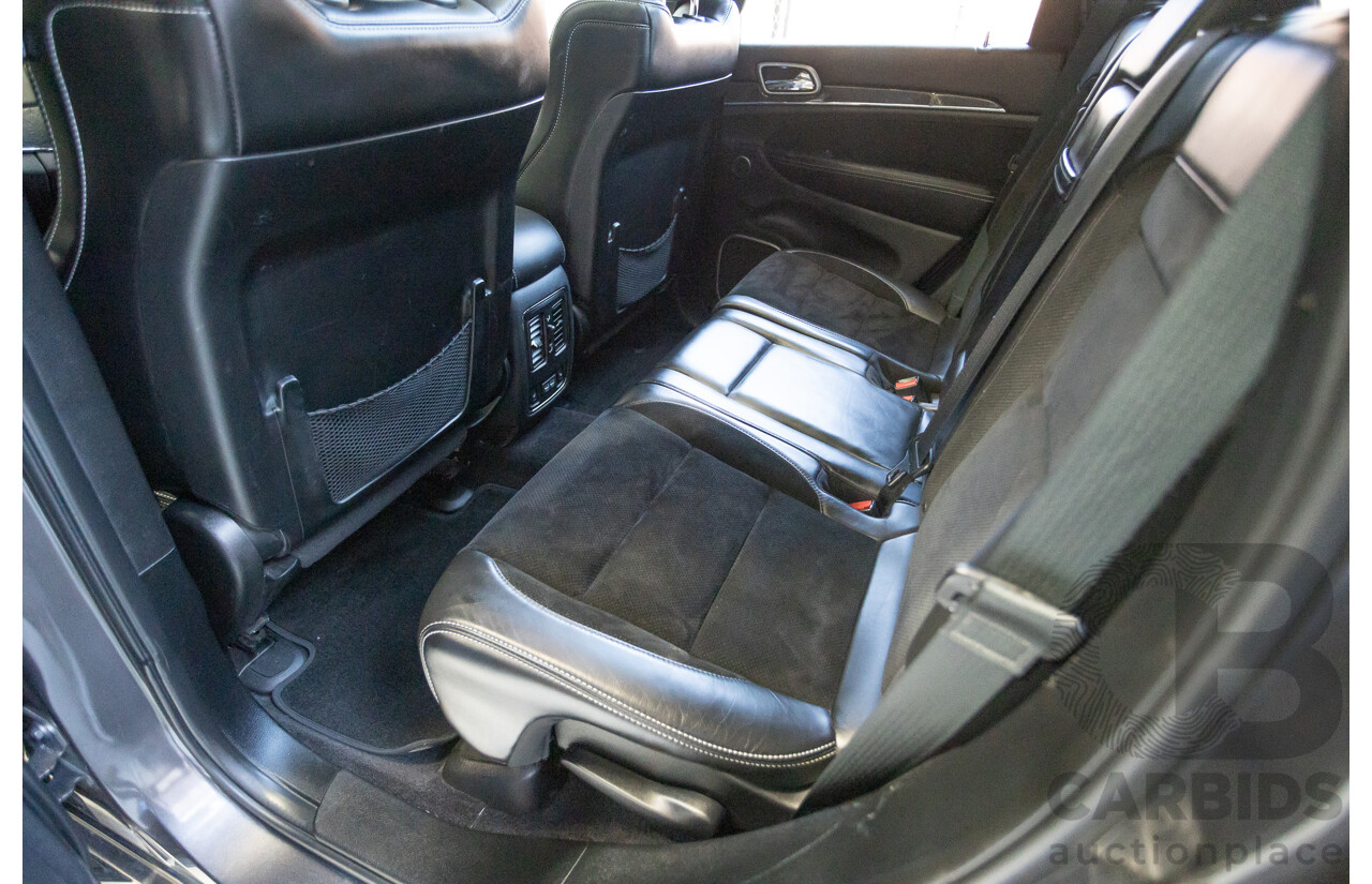 2/2017 Jeep Grand Cherokee SRT (4x4) WK MY17 4D Wagon Mineral Grey Metallic V8 6.4L