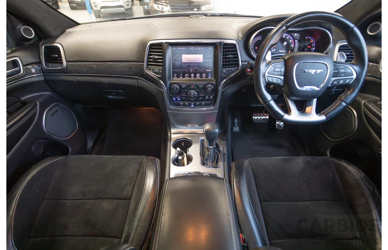 2/2017 Jeep Grand Cherokee SRT (4x4) WK MY17 4D Wagon Mineral Grey Metallic V8 6.4L