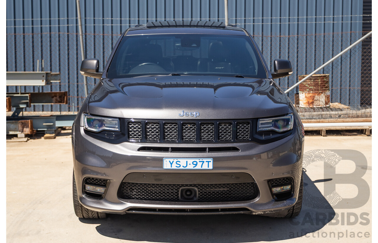 2/2017 Jeep Grand Cherokee SRT (4x4) WK MY17 4D Wagon Mineral Grey Metallic V8 6.4L