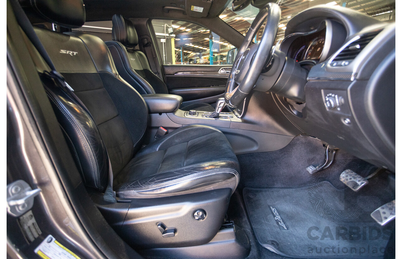 2/2017 Jeep Grand Cherokee SRT (4x4) WK MY17 4D Wagon Mineral Grey Metallic V8 6.4L