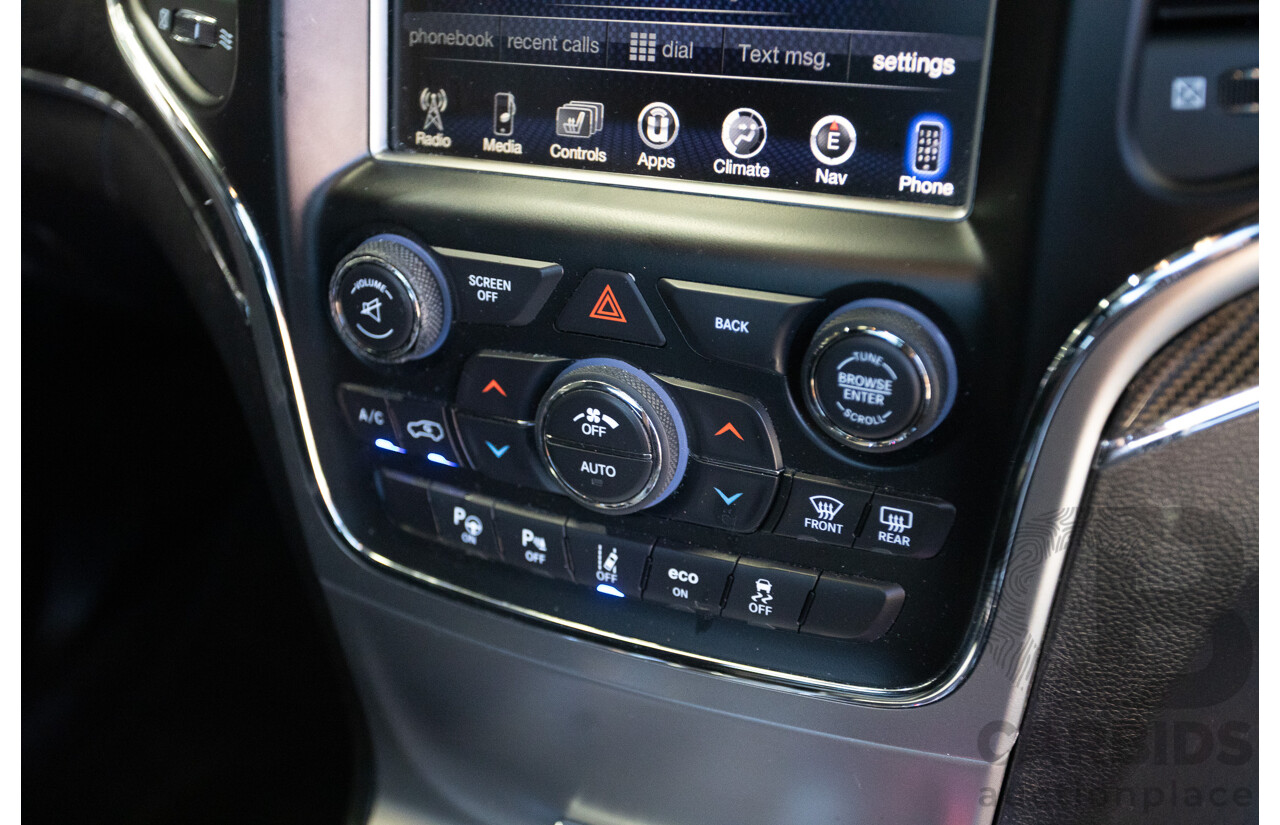 2/2017 Jeep Grand Cherokee SRT (4x4) WK MY17 4D Wagon Mineral Grey Metallic V8 6.4L