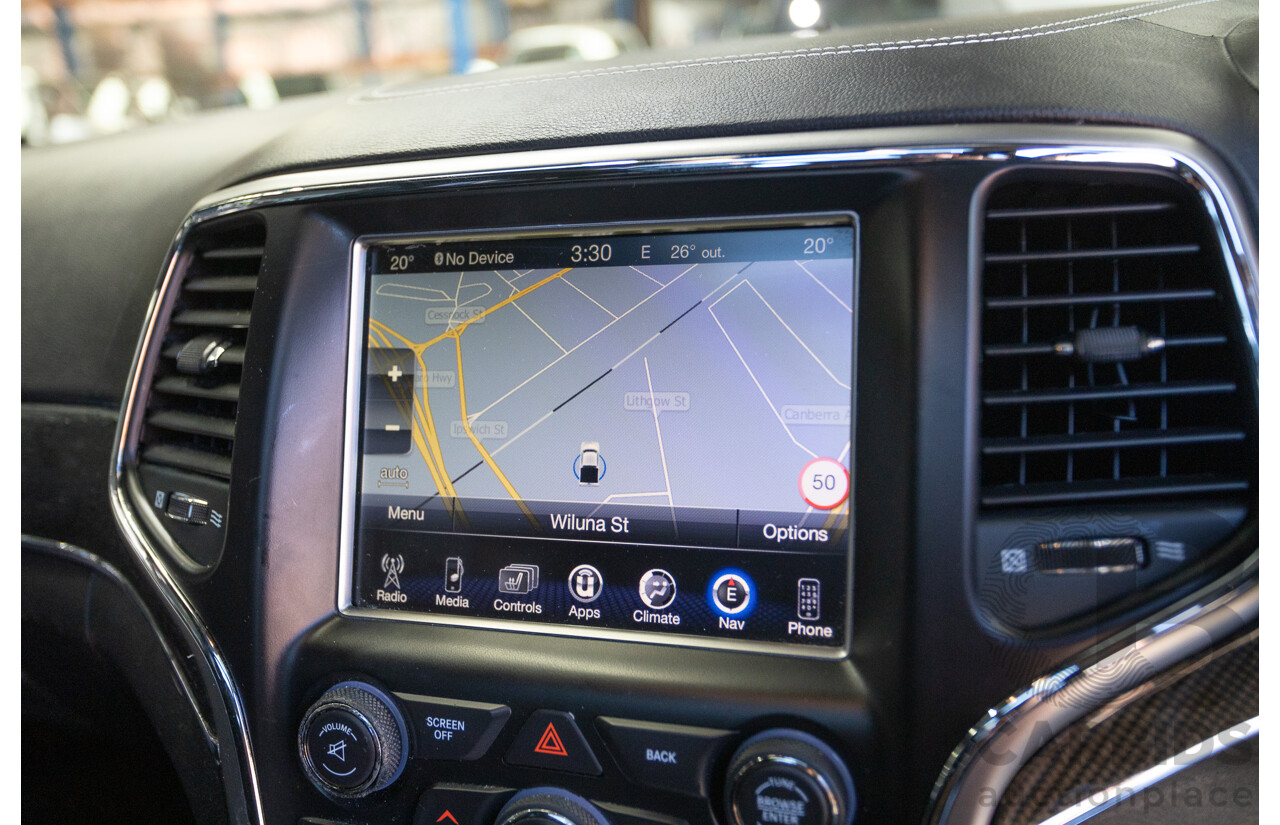 2/2017 Jeep Grand Cherokee SRT (4x4) WK MY17 4D Wagon Mineral Grey Metallic V8 6.4L