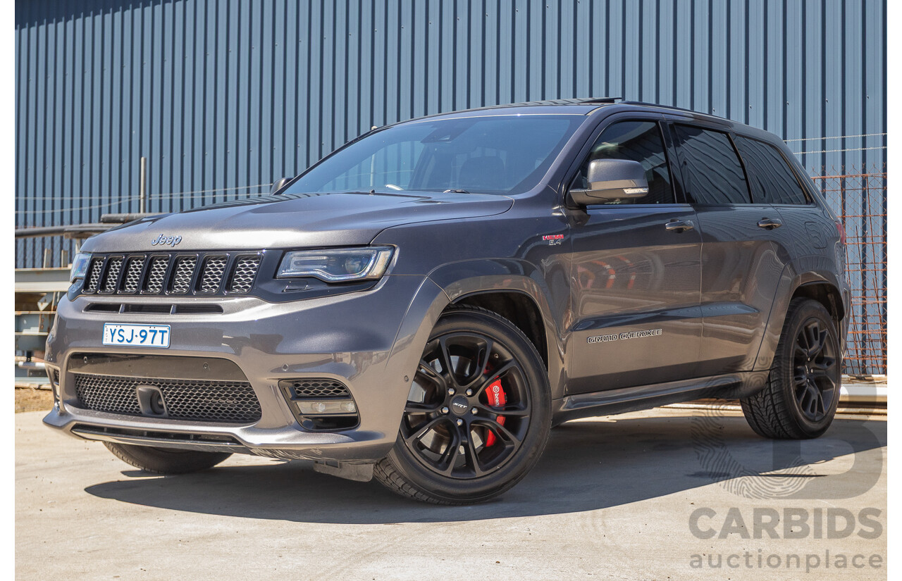2/2017 Jeep Grand Cherokee SRT (4x4) WK MY17 4D Wagon Mineral Grey Metallic V8 6.4L